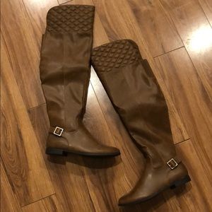Tall brown boots